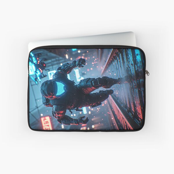 Item preview, An urban superhero hovers above train tracks. designed and sold by Mianku | Für das Leben.