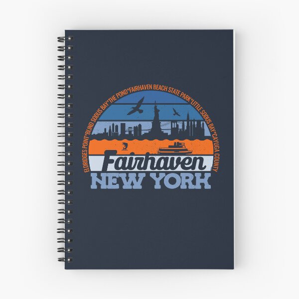 Item preview, Fairhaven New York Sunset Retro Vintage Local Pride Logo designed and sold by CRHPOD20.