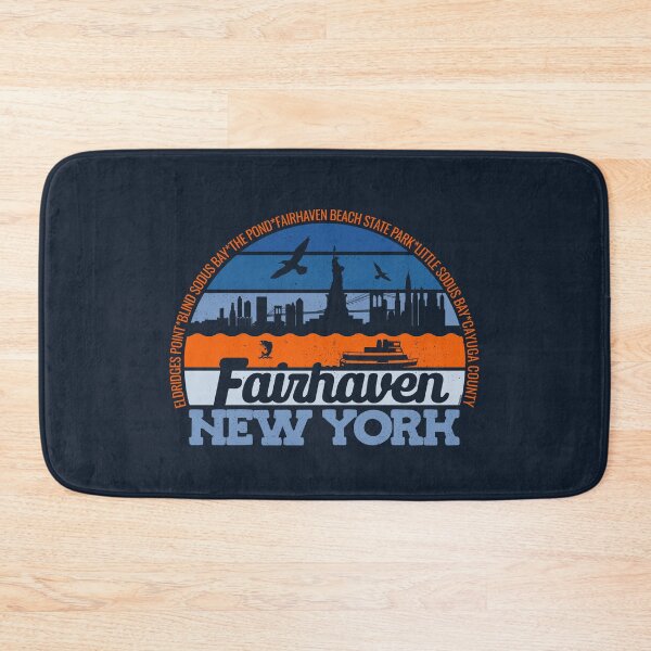 Item preview, Fairhaven New York Sunset Retro Vintage Local Pride Logo designed and sold by CRHPOD20.