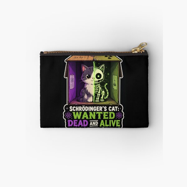 Item preview, Schrödinger’s Cat Wanted Dead and Alive – Funny Quantum Physics Cat designed and sold by LuxeBuzz.