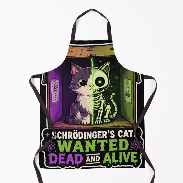 Item preview, Schrödinger’s Cat Wanted Dead and Alive – Funny Quantum Physics Cat designed and sold by LuxeBuzz.