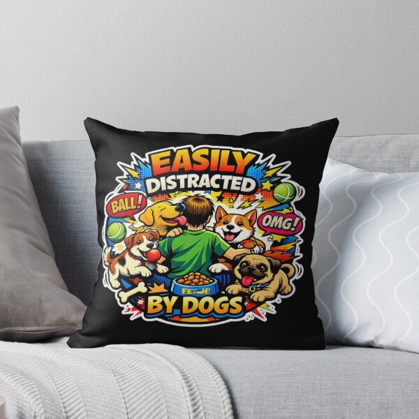 Item preview, Distracted by dogs designed and sold by BradleyBee.