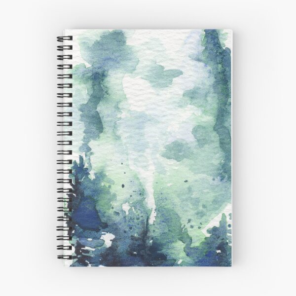 Item preview, Misty Blue-Green Forest designed and sold by DzinkaDreamArt.