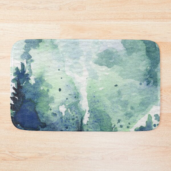 Item preview, Misty Blue-Green Forest designed and sold by DzinkaDreamArt.