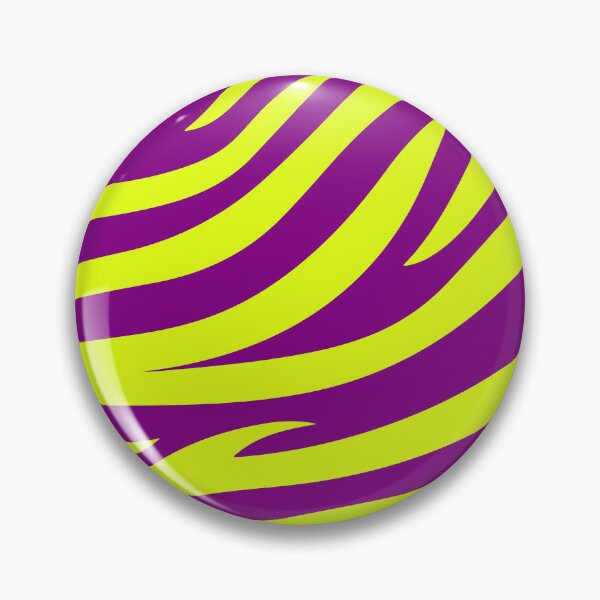 Item preview, Modern Graphic Zebra Print Pattern | Purple & Chartreuse designed and sold by Frohyou.
