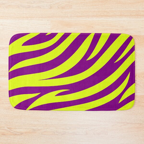 Item preview, Modern Graphic Zebra Print Pattern | Purple & Chartreuse designed and sold by Frohyou.