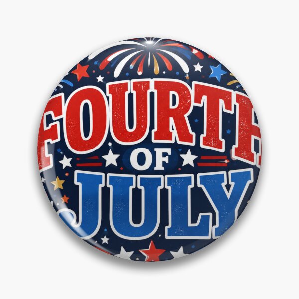 Item preview, Fourth of July Sticker designed and sold by RedRubyBubble.