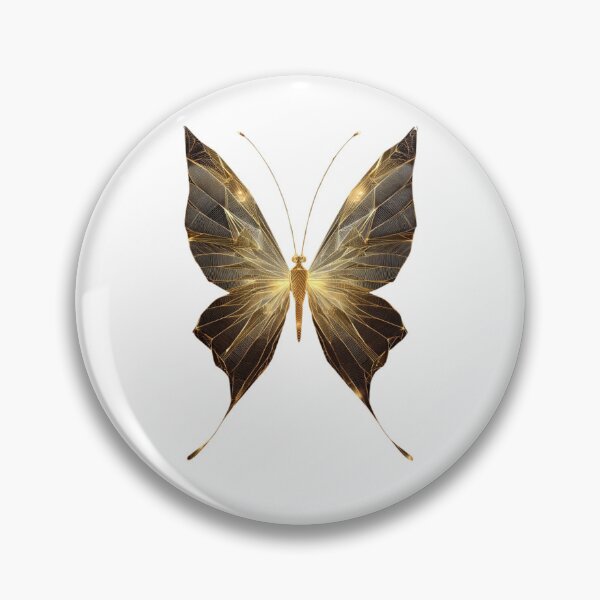 Item preview, Golden Glowing Butterfly Elegant Wing Art  designed and sold by LC&LCPlatform.