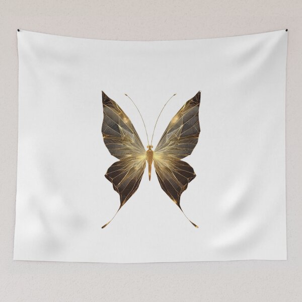 Item preview, Golden Glowing Butterfly Elegant Wing Art  designed and sold by LC&LCPlatform.