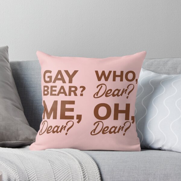 Item preview, "Gay Bear? Who Dear?" - Minimalist Brown Text designed and sold by gayishdesign.