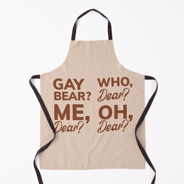 Item preview, "Gay Bear? Who Dear?" - Minimalist Brown Text designed and sold by gayishdesign.