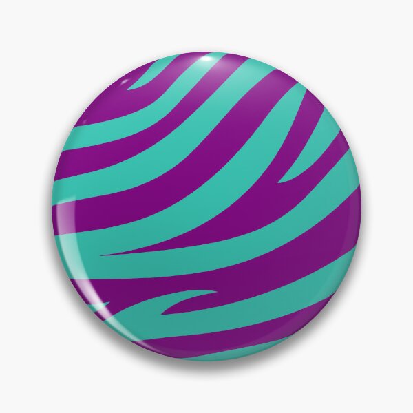 Item preview, Modern Graphic Zebra Print Pattern | Purple & Teal designed and sold by Frohyou.