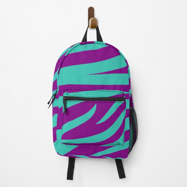 Item preview, Modern Graphic Zebra Print Pattern | Purple & Teal designed and sold by Frohyou.