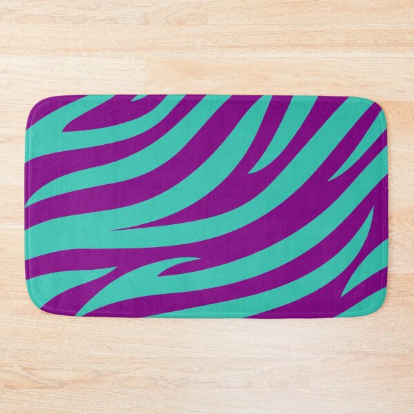 Item preview, Modern Graphic Zebra Print Pattern | Purple & Teal designed and sold by Frohyou.