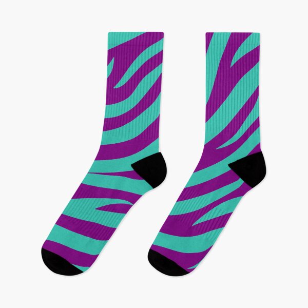 Item preview, Modern Graphic Zebra Print Pattern | Purple & Teal designed and sold by Frohyou.