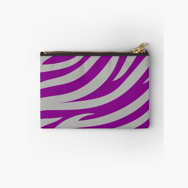 Item preview, Modern Graphic Zebra Print Pattern | Purple & Gray designed and sold by Frohyou.