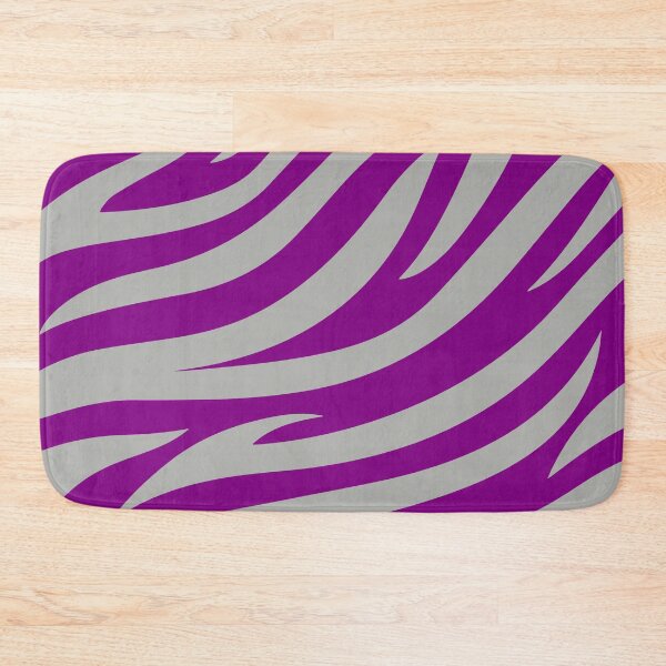 Item preview, Modern Graphic Zebra Print Pattern | Purple & Gray designed and sold by Frohyou.