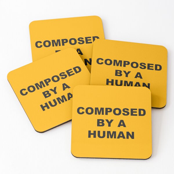 Item preview, Composed By a Human designed and sold by marcoke.