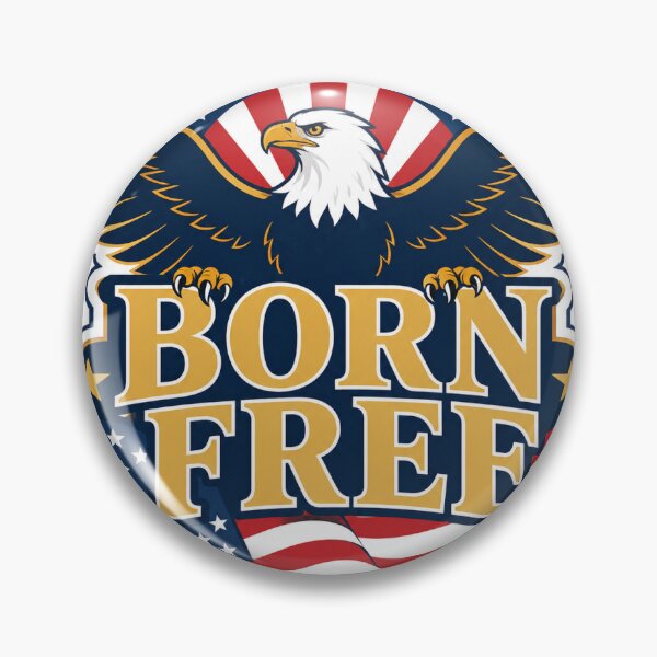 Item preview, Born Free Sticker designed and sold by RedRubyBubble.