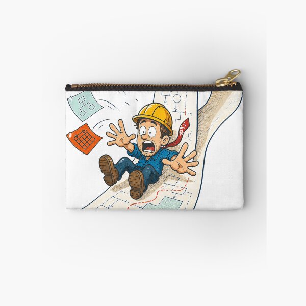 Item preview, Planning Sticker Runaway Paper Plan Humor designed and sold by AzottoShop.