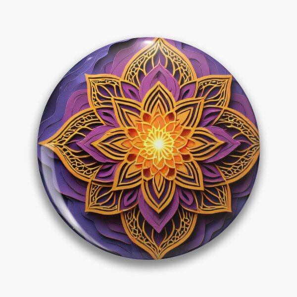 Item preview, Abstract mandala art with deep layers and colors designed and sold by Mianku | Für das Leben.