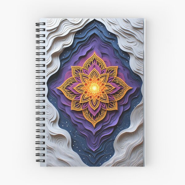 Item preview, Abstract mandala art with deep layers and colors designed and sold by Mianku | Für das Leben.