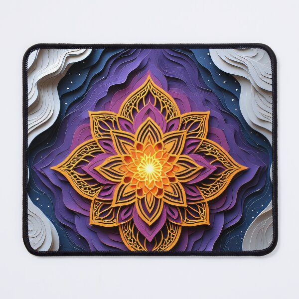 Item preview, Abstract mandala art with deep layers and colors designed and sold by Mianku | Für das Leben.
