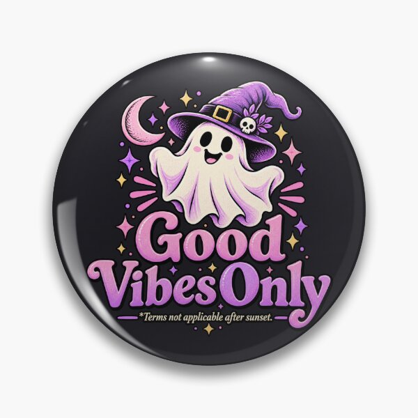 Item preview, Good Vibes Only Ghost | Cute Pastel Goth Graphic | Funny Spooky Ghost Shirt designed and sold by warlistop.