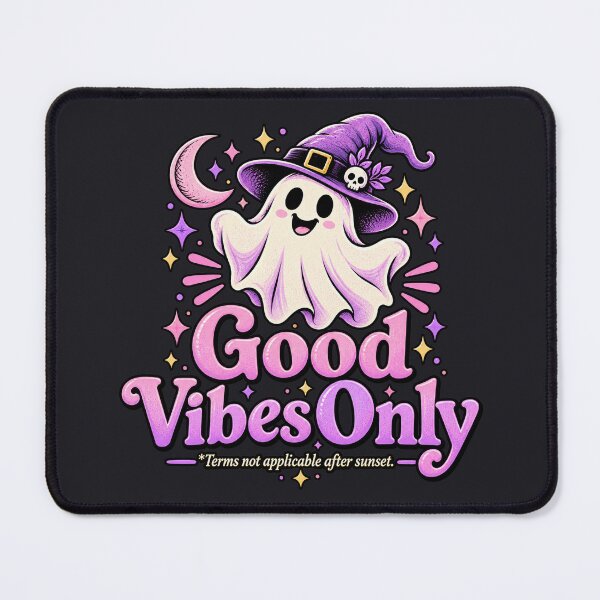 Item preview, Good Vibes Only Ghost | Cute Pastel Goth Graphic | Funny Spooky Ghost Shirt designed and sold by warlistop.