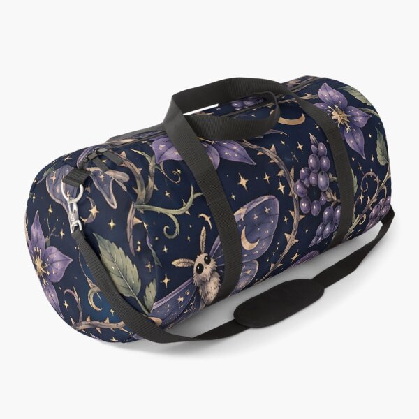 Item preview, Cosmic Ghost Mushroom Dark Botanical Pattern designed and sold by Thai Vibe Studio.