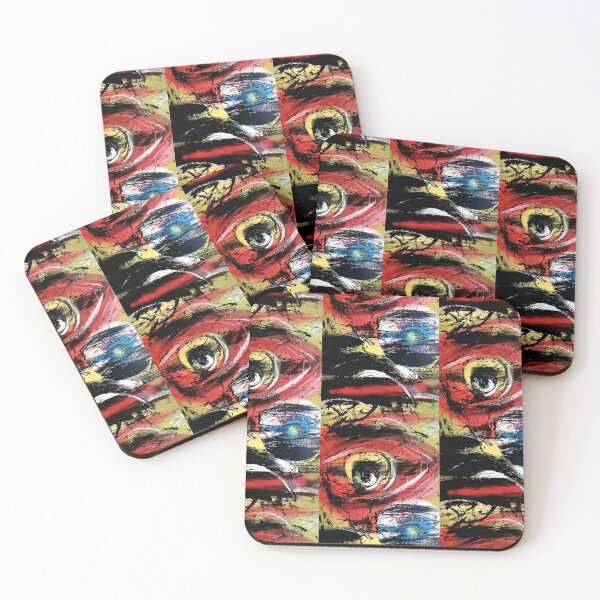 Item preview, WATCH IT - Abstract Eye Cyberpunk Surveillance Art, Trippy Evil Eye Poster designed and sold by CinziaBStudio.