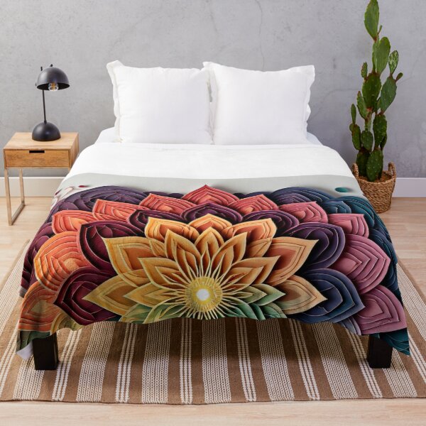 Item preview, A splendor of colors unfolds in symmetrical layered form designed and sold by Mianku | Für das Leben.