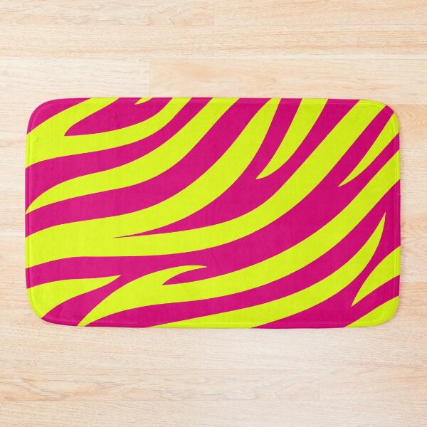 Item preview, Modern Graphic Zebra Print Pattern | Pink & Chartreuse designed and sold by Frohyou.