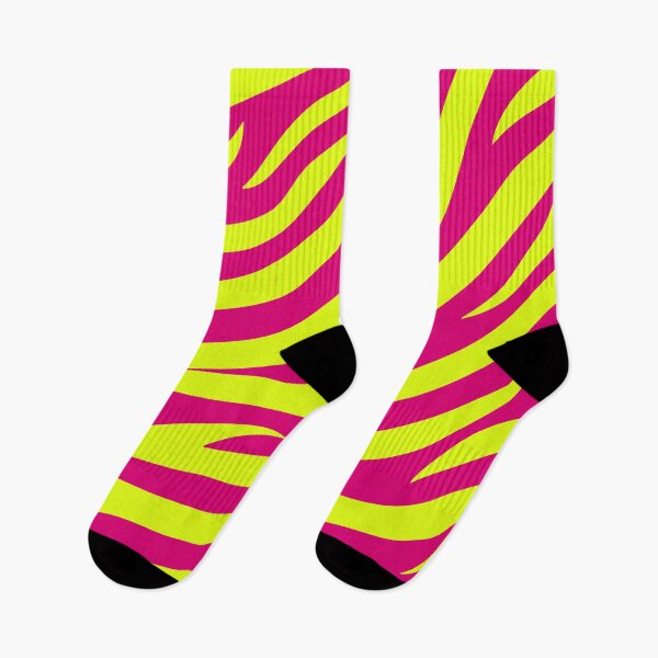 Item preview, Modern Graphic Zebra Print Pattern | Pink & Chartreuse designed and sold by Frohyou.
