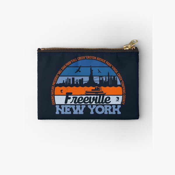 Item preview, Freeville New York Sunset Retro Vintage Local Pride Logo designed and sold by CRHPOD20.