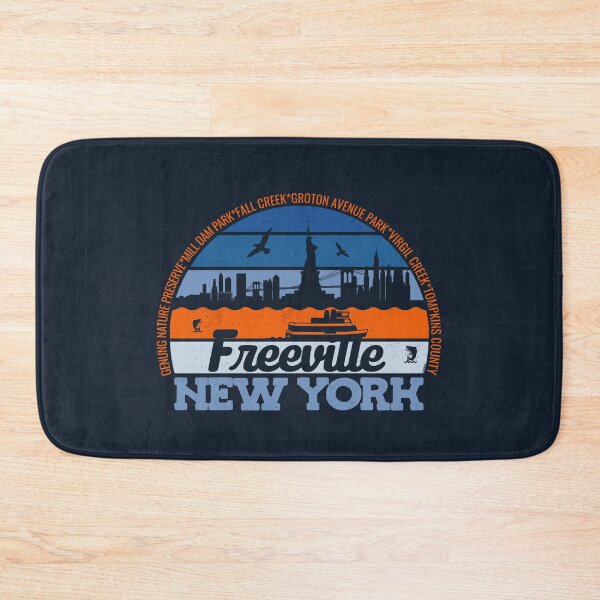 Item preview, Freeville New York Sunset Retro Vintage Local Pride Logo designed and sold by CRHPOD20.
