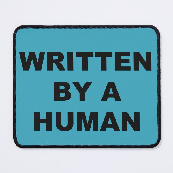Item preview, Written by a Human designed and sold by marcoke.
