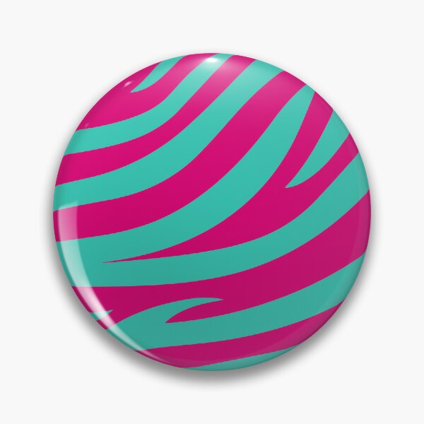 Item preview, Modern Graphic Zebra Print Pattern | Pink & Teal designed and sold by Frohyou.