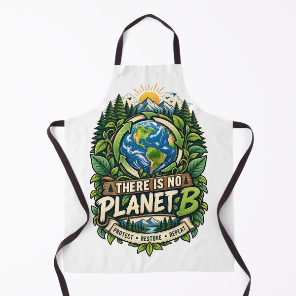 Item preview, There Is No Planet B | Eco Nature Conservation | Earth & Forest Vintage Badge | Environmental Awareness designed and sold by TheAllInStore.
