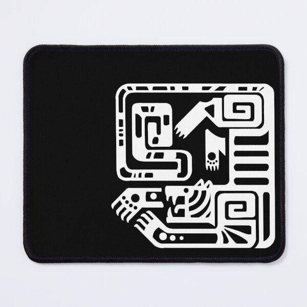 Item preview, Square Tiger Glyph (White Variant) designed and sold by PaleoPanthera.