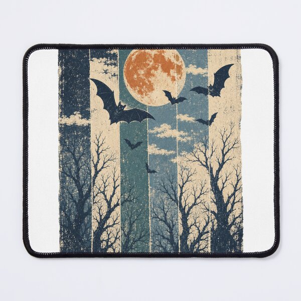 Item preview, Bats above the Bare Winter Trees Witchcore Art designed and sold by VisualArtsOasis.
