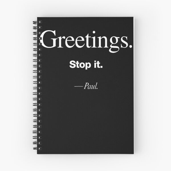 Item preview, Greeting Stop It Paul Funny Christian Bible Faith Humor designed and sold by JamesCrArt.