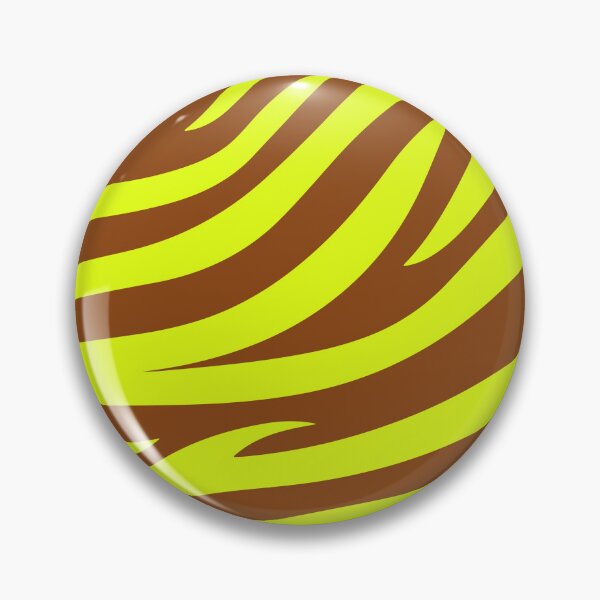 Item preview, Modern Graphic Zebra Print Pattern | Brown & Chartreuse designed and sold by Frohyou.