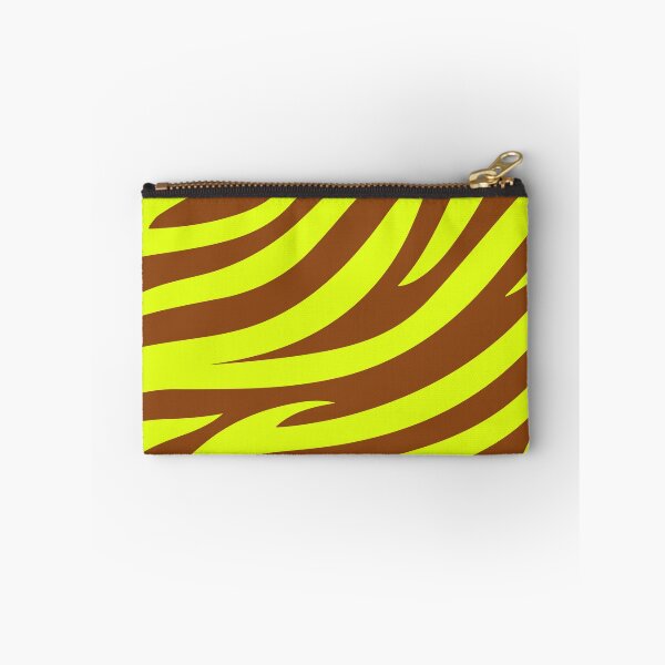 Item preview, Modern Graphic Zebra Print Pattern | Brown & Chartreuse designed and sold by Frohyou.