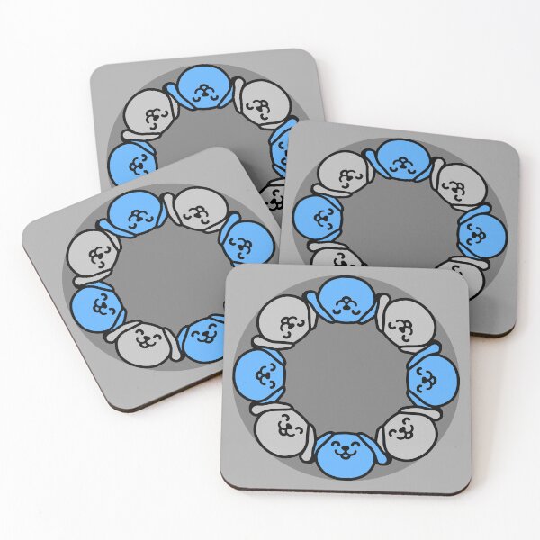 Item preview, Cute Blue Dog in Circle designed and sold by Imjustclicking.