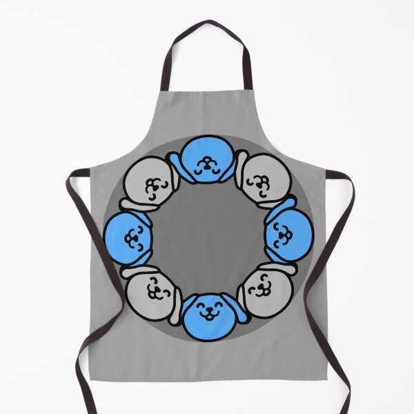 Item preview, Cute Blue Dog in Circle designed and sold by Imjustclicking.