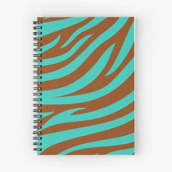 Item preview, Modern Graphic Zebra Print Pattern | Brown & Teal designed and sold by Frohyou.