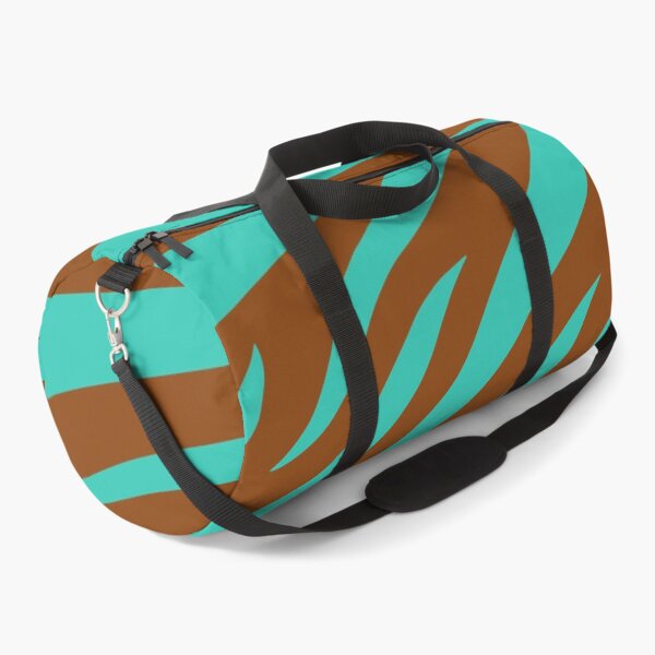 Item preview, Modern Graphic Zebra Print Pattern | Brown & Teal designed and sold by Frohyou.