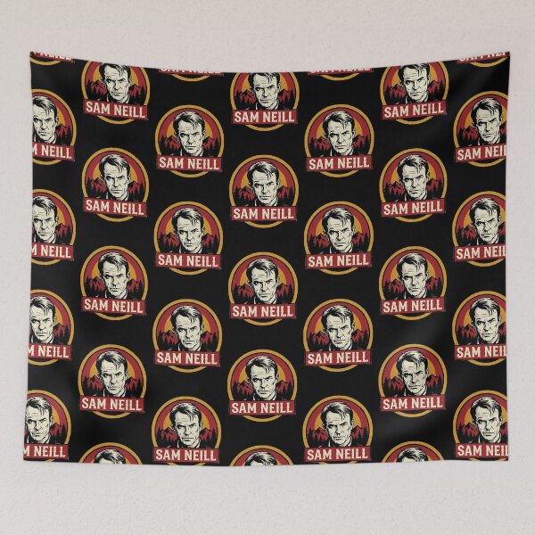 Item preview, Sam Neill Vintage Action Movie Portrait Retro Design designed and sold by Eddy048.