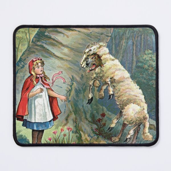 Item preview, Vintage Little Red Riding Hood Illustration designed and sold by briar monrose.
